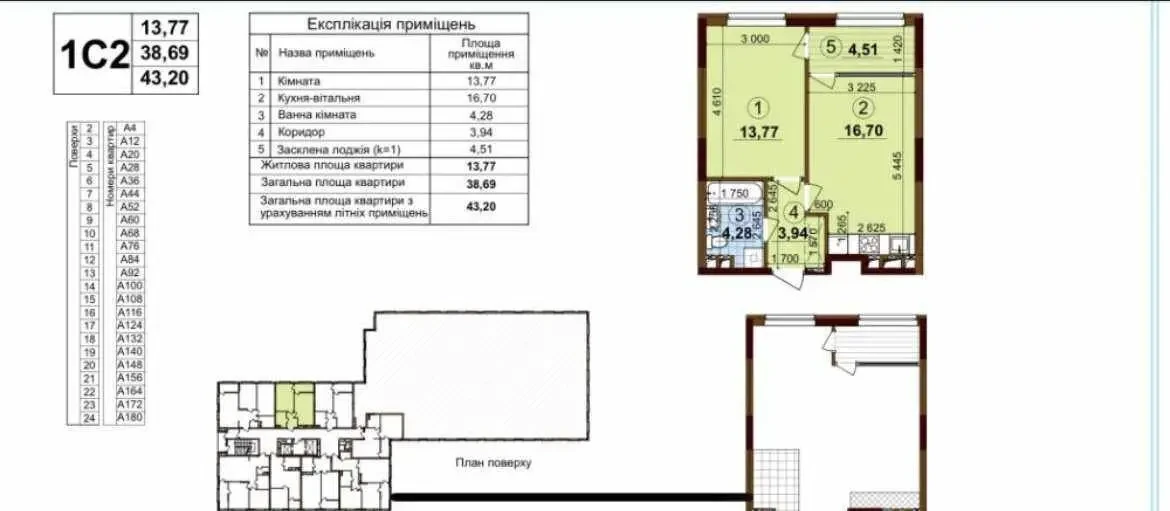 Продам 1-комнатные  ул.Выговского 40/12 ЖК Варшавский плюс 3