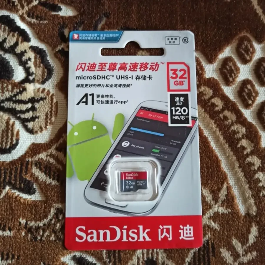 micro sd карта памяті sandisk 32 gb