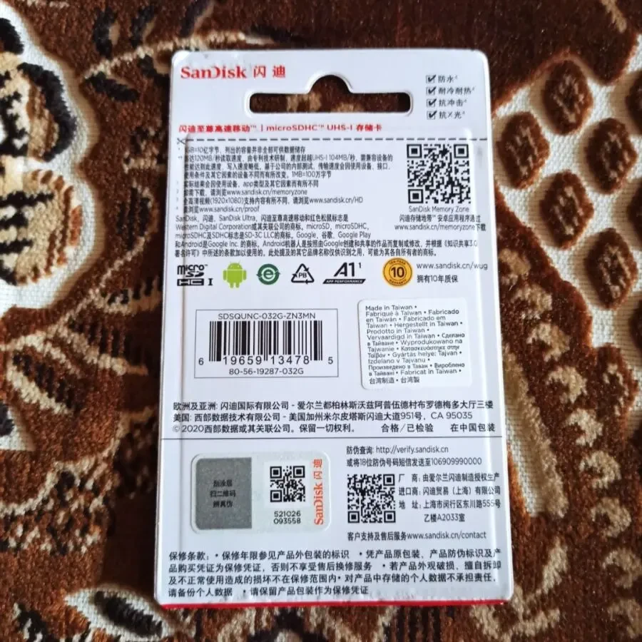 micro sd карта памяті sandisk 32 gb 2