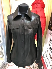 Шкірянка люкс!Накладні кишені