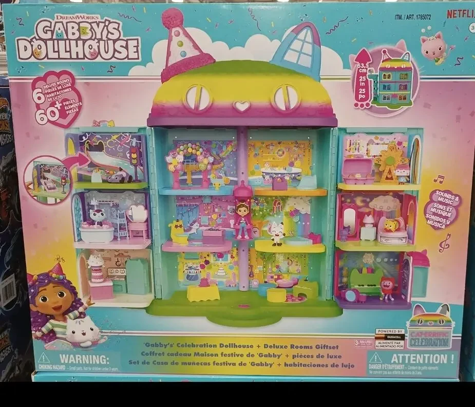 Ляльковий будиночок Габбі Райдужний Gabby's Celebration Dollhouse 2