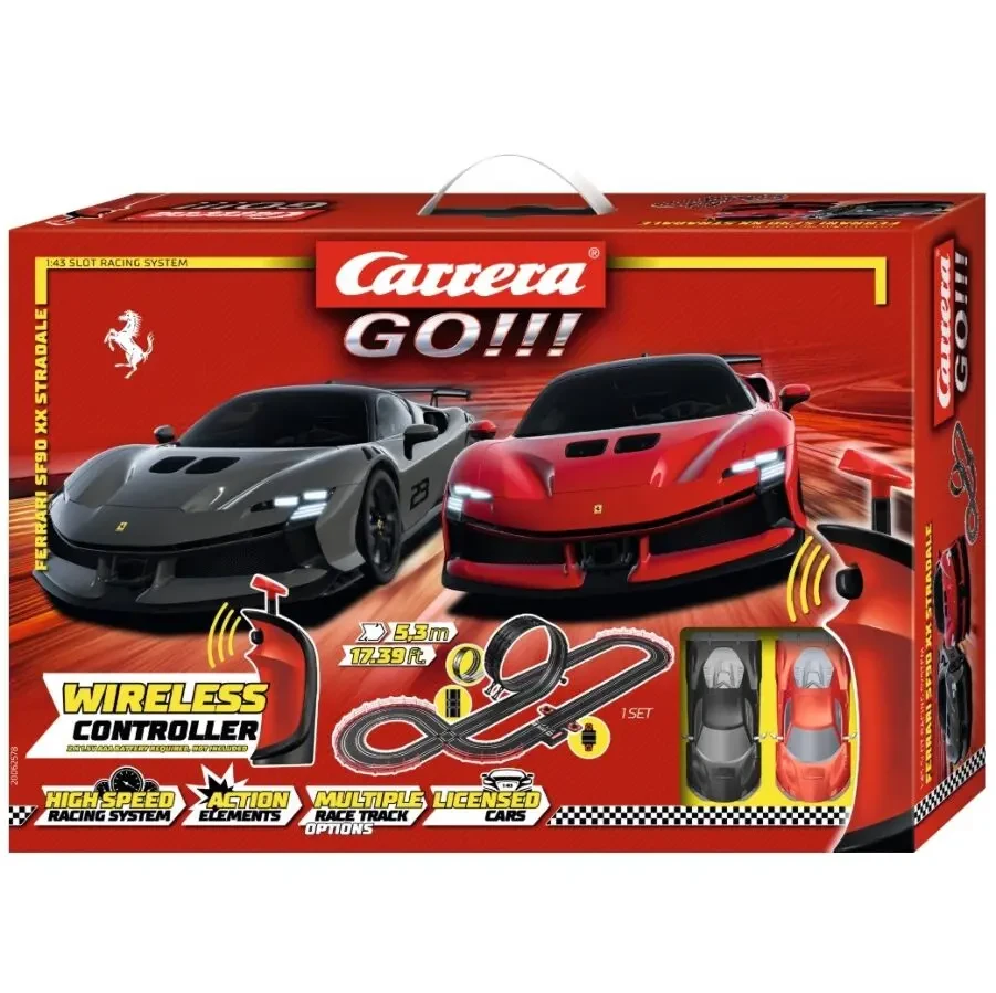 Трек Carrera Go Ferrari SF90 XX Stradale джостики WiFi довжина 5,3м