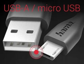 Кабель USB на Micro USB / Зарядка Дата итд / 65 см / Made in Germany