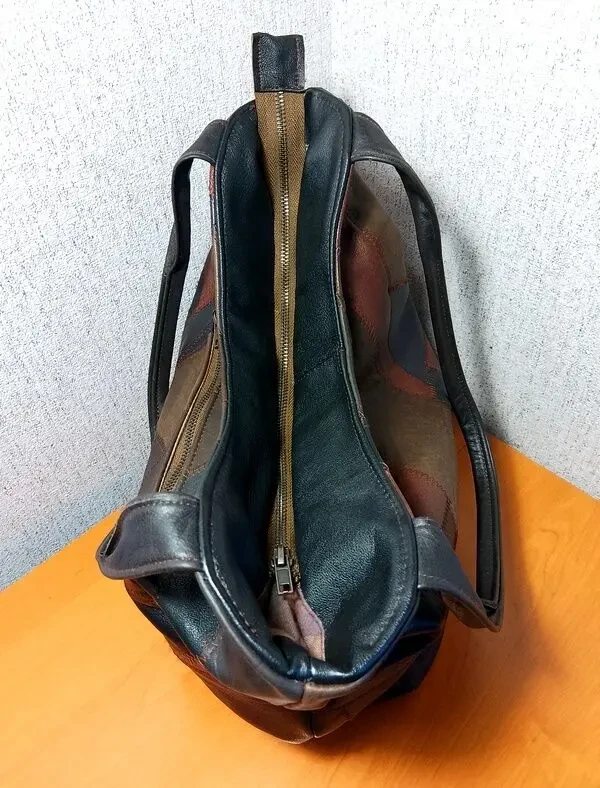 Новая женская кожаная сумка ручной работы. 3