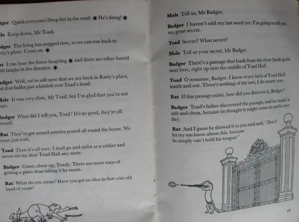 Книга детская ветер в ивах. спектакль. на английском, художественная 2