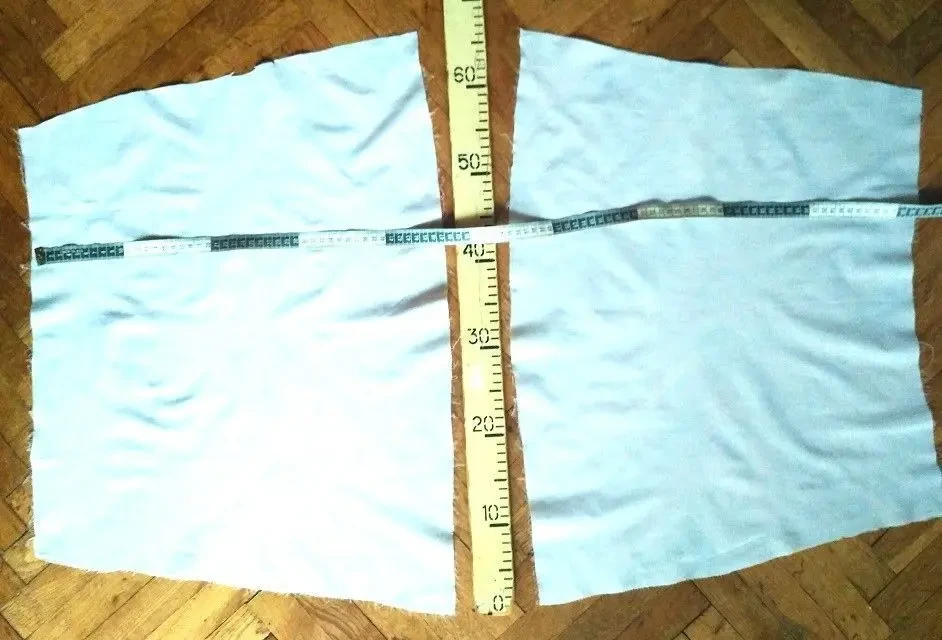 Ткань хлопок батист белый цвет 2 куска. For Hand Made, рукоделия 4