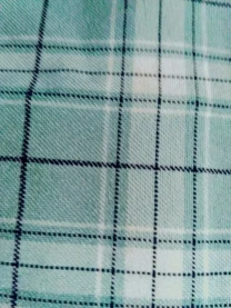 Ткань плательная в клетку нежно-бирюзовый тон 3 куска