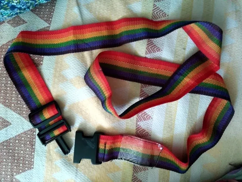 Ремень пояс цветной прочный длинный длина 160 см 2