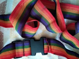 Ремень пояс цветной прочный длинный длина 160 см