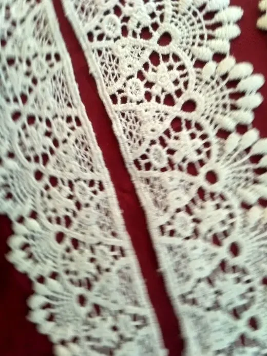 Отделочное кружево белое мережка хлопок Для поделок, рукоделия 9