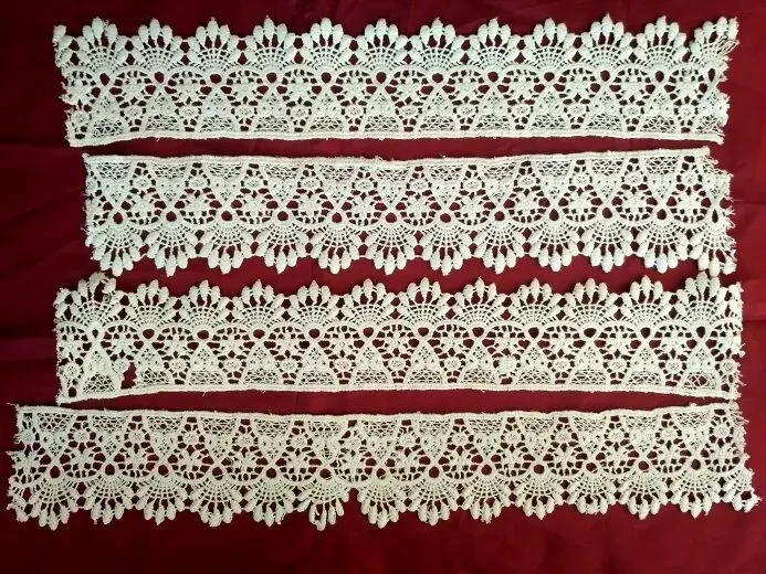 Отделочное кружево белое мережка хлопок Для поделок, рукоделия 3
