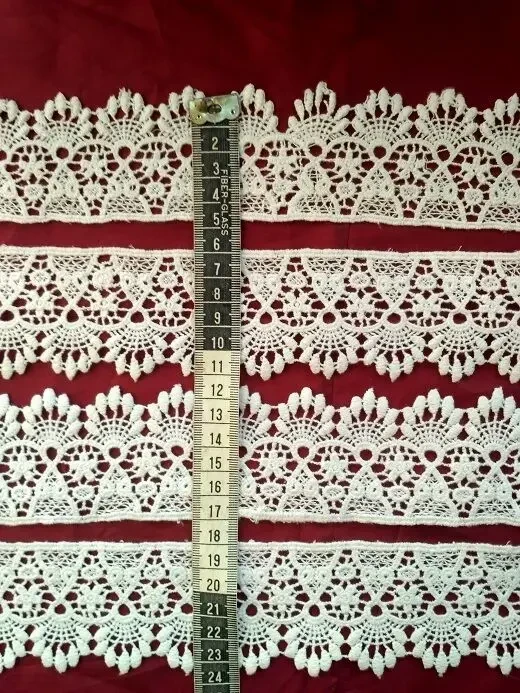 Отделочное кружево белое мережка хлопок Для поделок, рукоделия 5