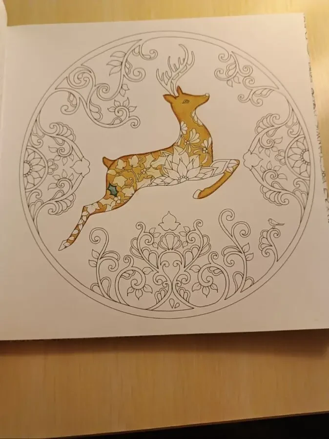 Розмальовка Різдво Джоанни 5