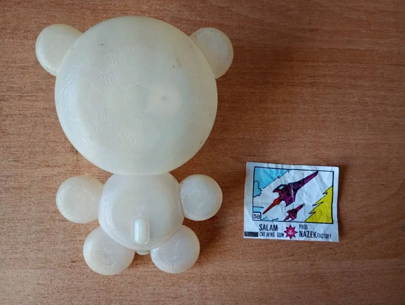 Детская игрушка - мишка (СССР) - вкладыш из 90-х в подарок. 2