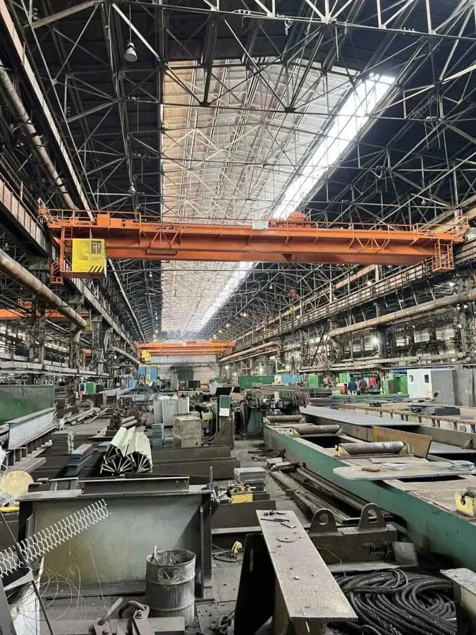 Аренда цеха с мостовым краном, большая мощ-ть 8