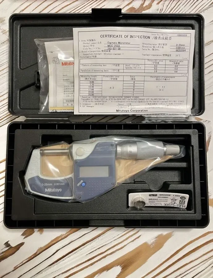 Мікрометр цифровий 25мм 293-821-39 Mitutoyo 2