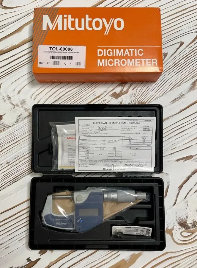 Мікрометр цифровий 25мм 293-821-39 Mitutoyo