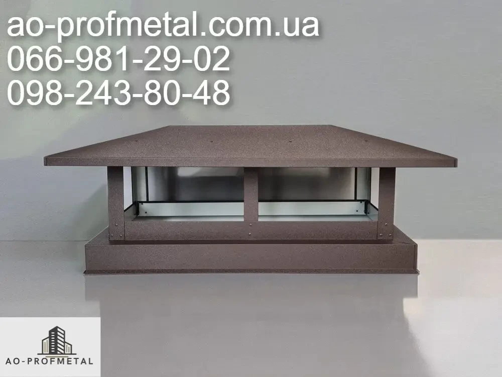 Флюгарки производство, Накрывки на вентканалы от завода.