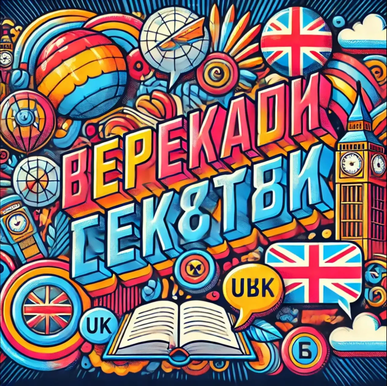 перекладач текстів з англійської мови або навпаки