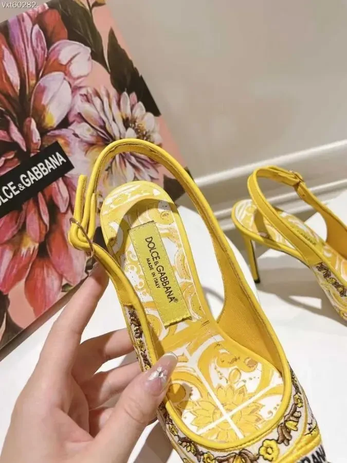 Босоніжки Dolce Gabbana жовті 34-42 9