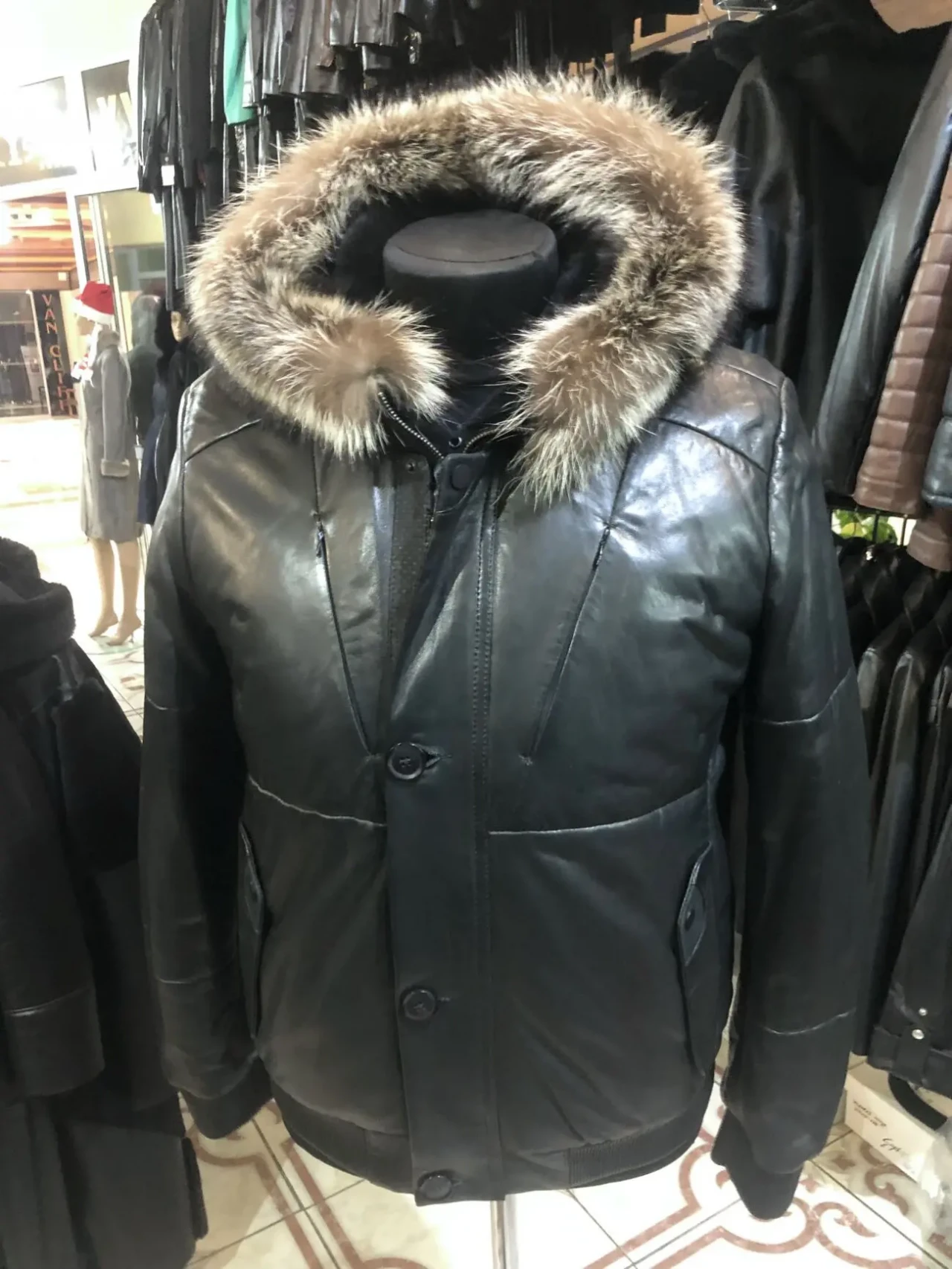 Дублянки чоловічі капюшон,зйомний 7