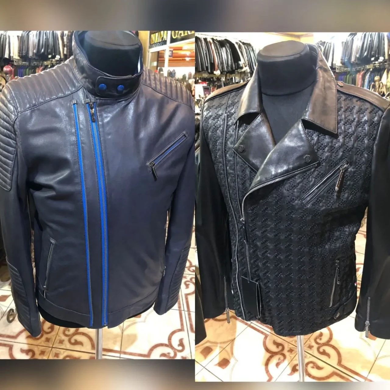 Косухи чоловічі,шкіряні