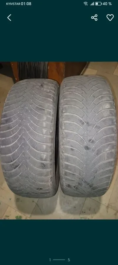 Продам пару шин falken eurowinter 215/60r16 dot 19