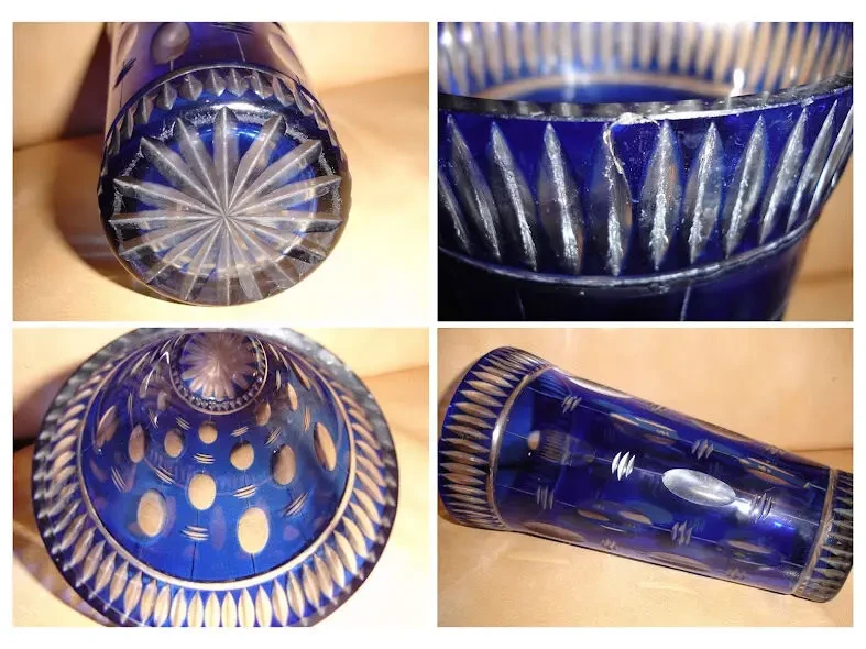 ВАЗИ настільні для квітів - скло кольорове і фарфор. РЕТРО. 3