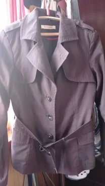 Плащ куртка шоколадного цвета-новый р. 44-46