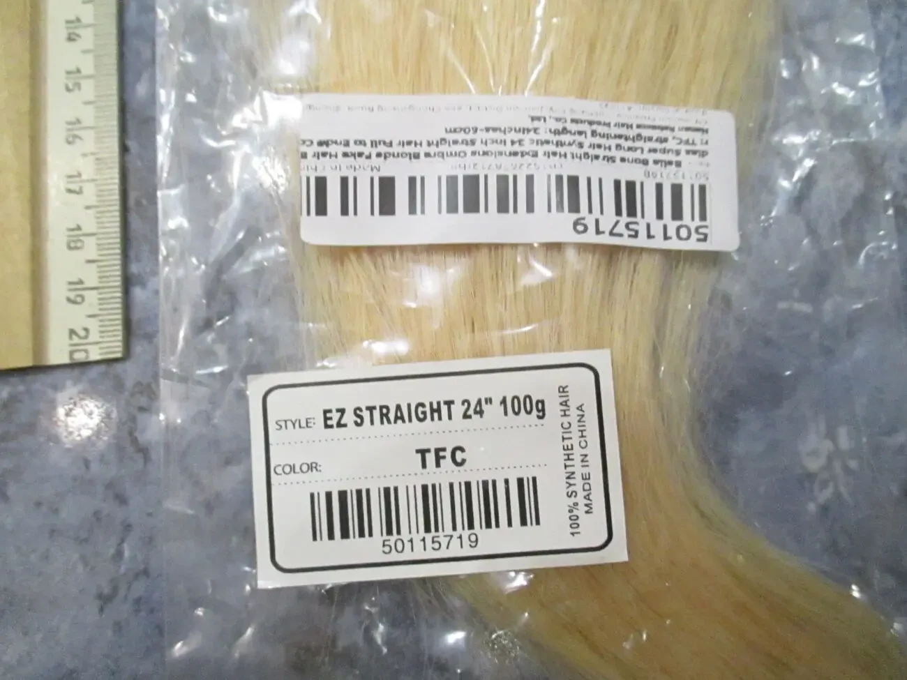 Канекалон Easy Braid однотонний беж блонд теплий Довжина 65 см 3