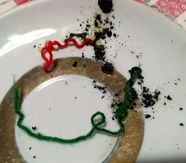 Пряжа нитки красивый зеленый цвет шерсть Вес 145 гр Для  рукоделияк 8