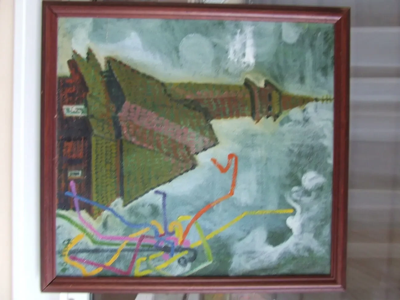 Семан или Oчи к.м. разм. 75х63 см. 1995 год.Закарпатская школа Эрдели 8