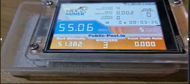 Asic bitcoin NerdMiner v2 mini лотерея майнер біткоін 78 KH Nerd Miner