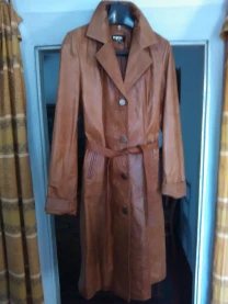 Кожаный женский френч (Турция)