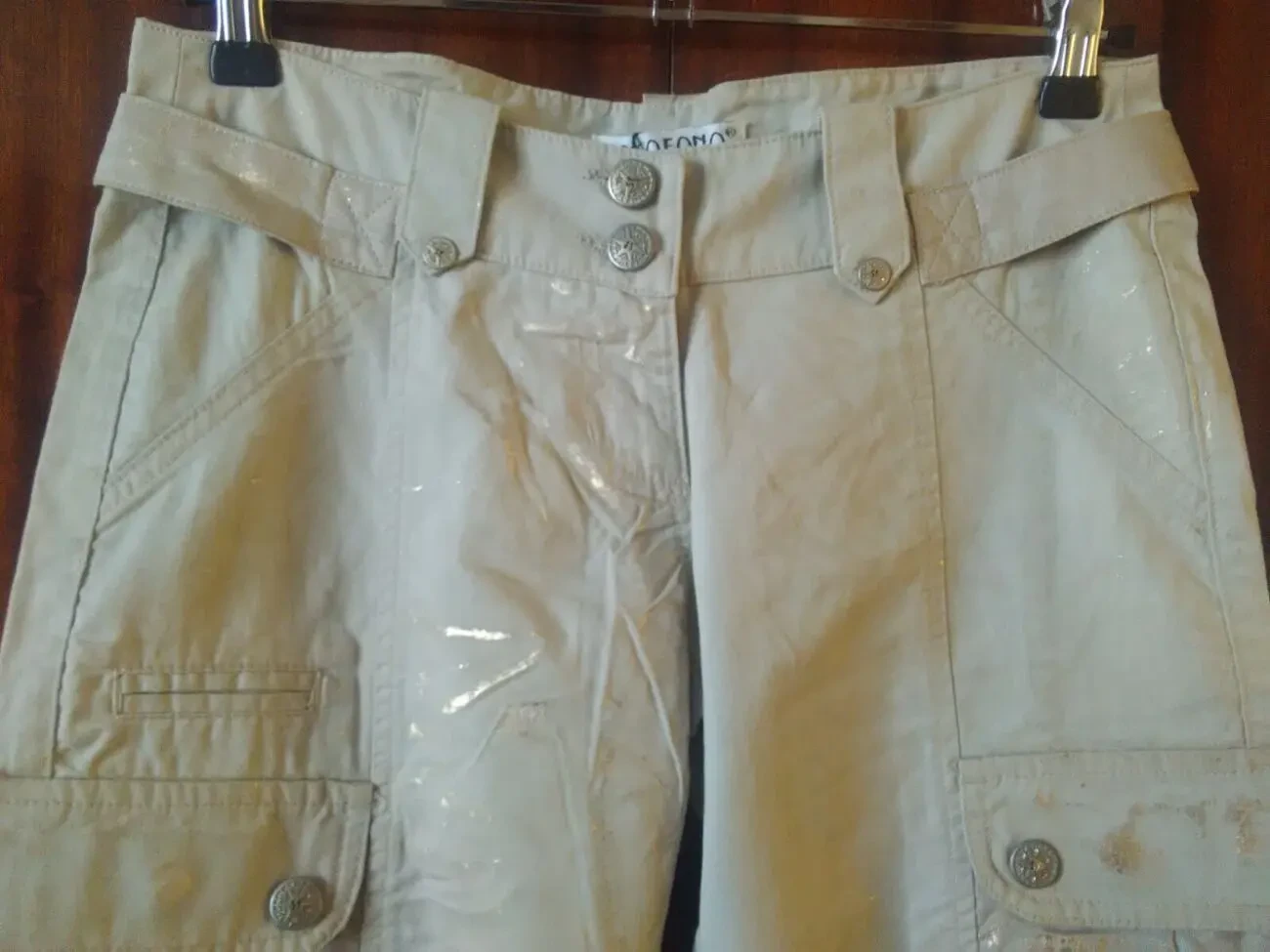 Новые женские бриджи с карманами по бокам. 3