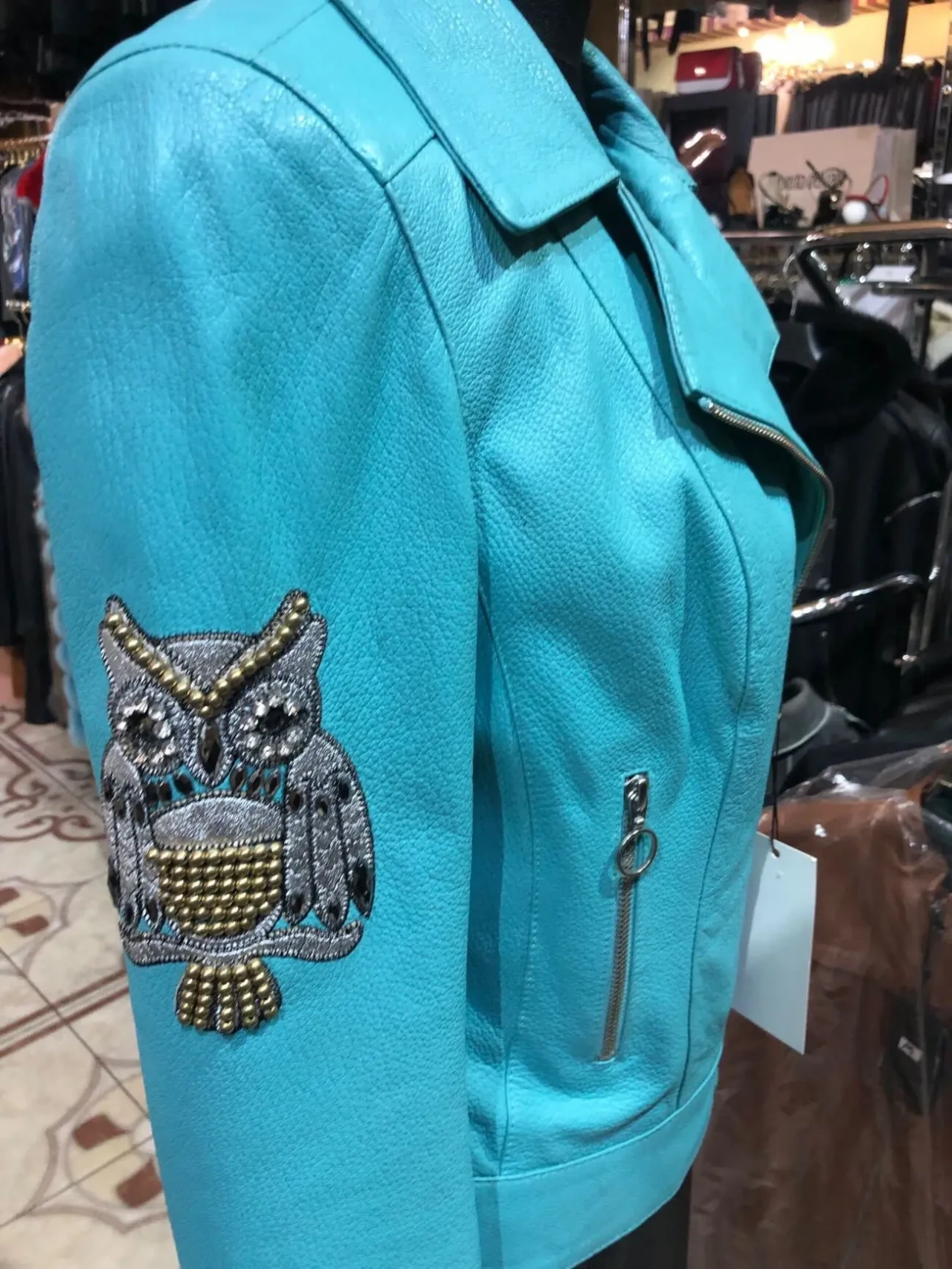 Італійська шкіряна куртка ексклюзив 2