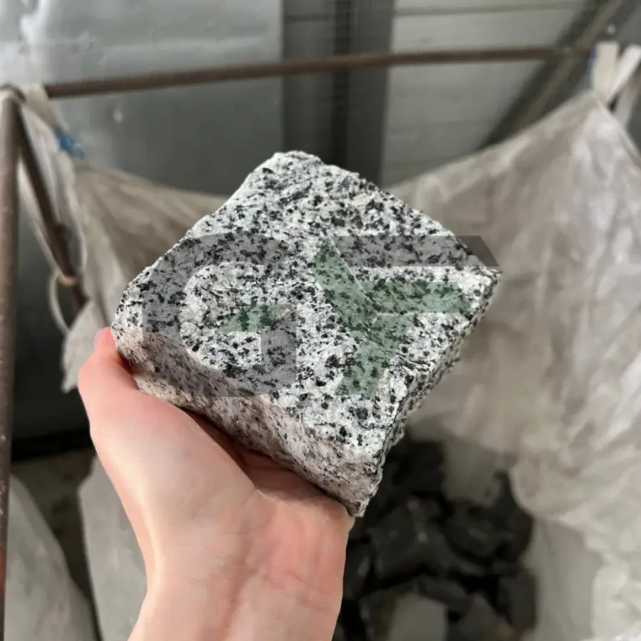 Бруківка 10х10х5 колота сіра граніт покостівка в наявності 8