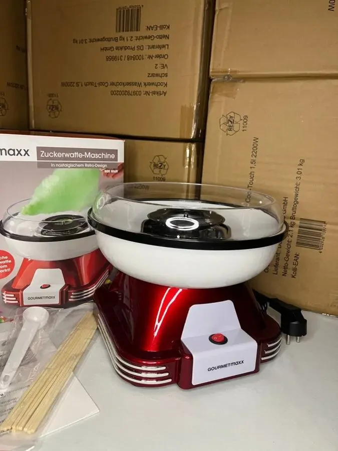 Машина для приготування цукрової вати GourmetMaxx 7329 2