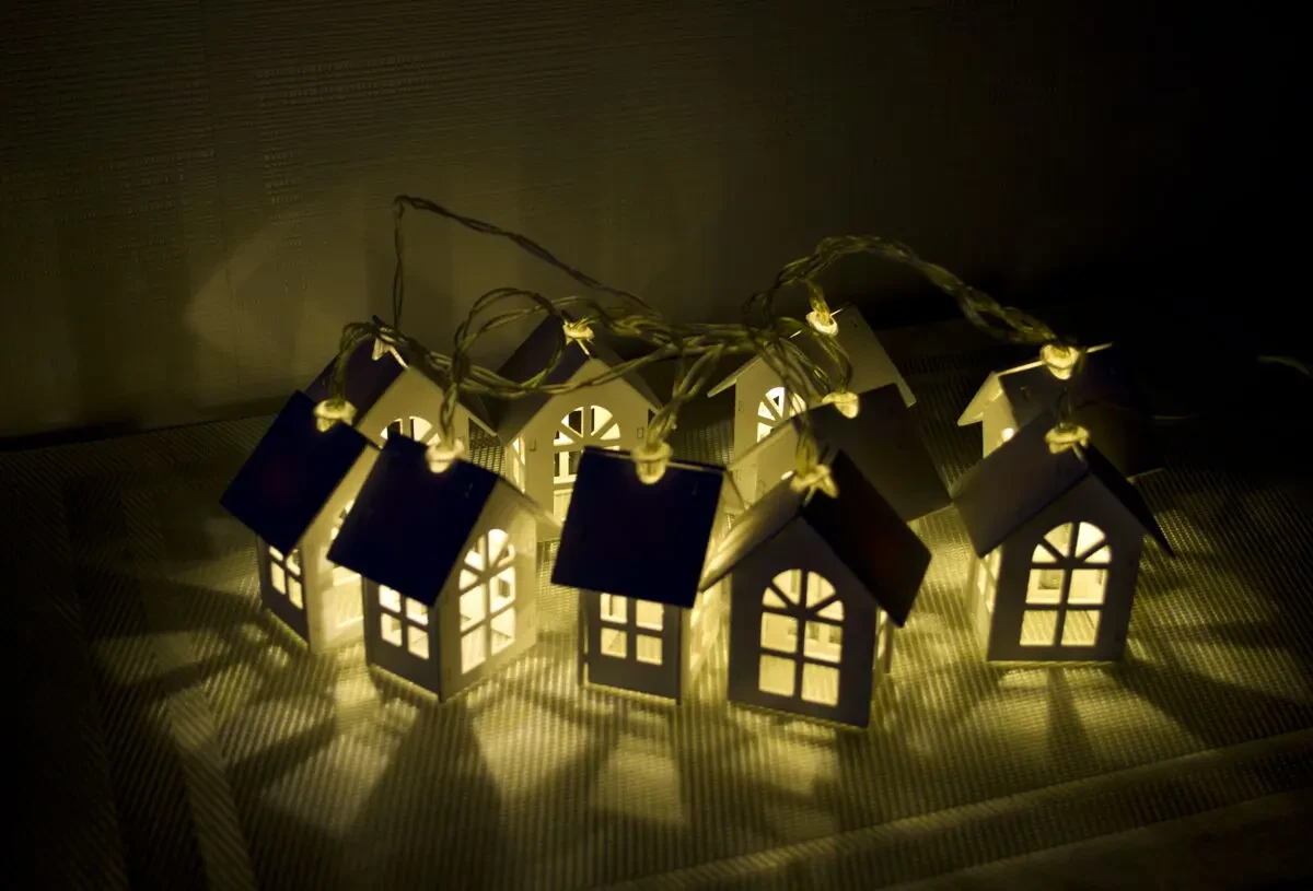 Гирлянда будиночки 4