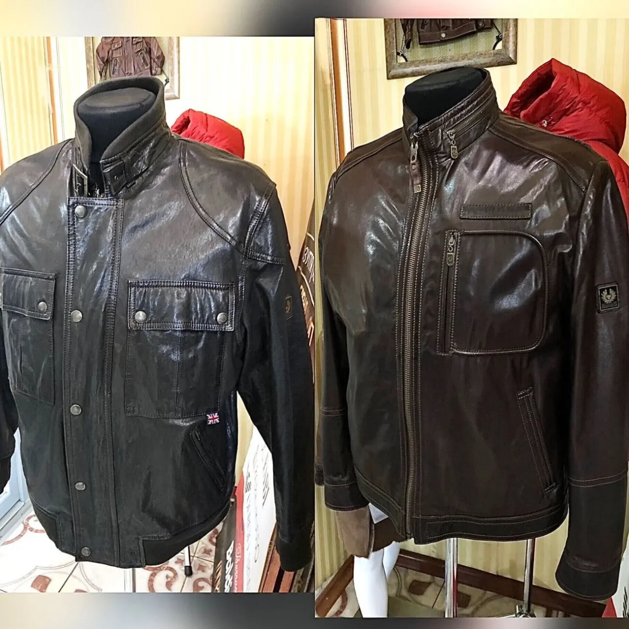 Belstaff шкіряна куртка оригінал,італія 8