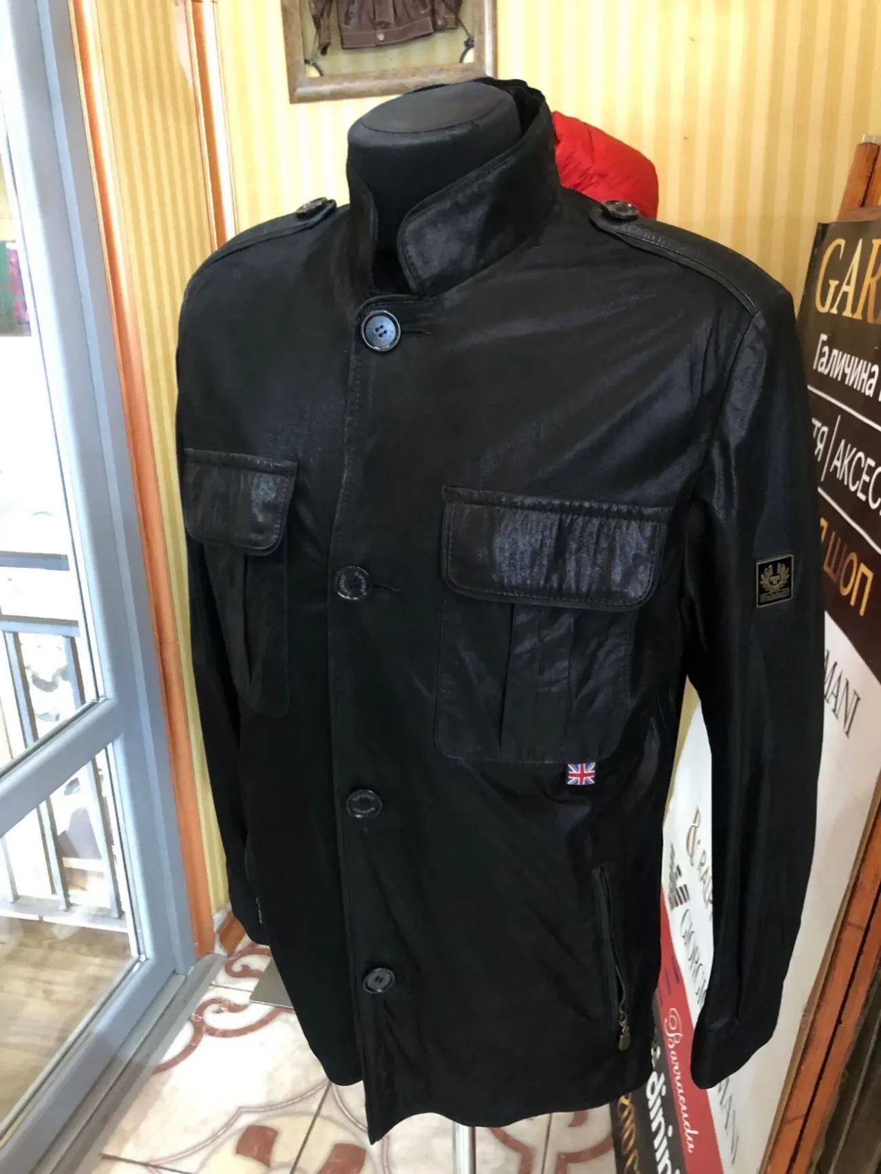 Френч замшевий Італія,гудзики