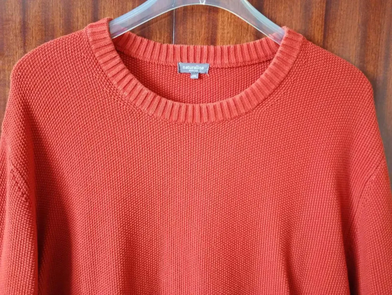 Мужской свитер кирпичного цвета - 2 DVD диска в подарок. 3