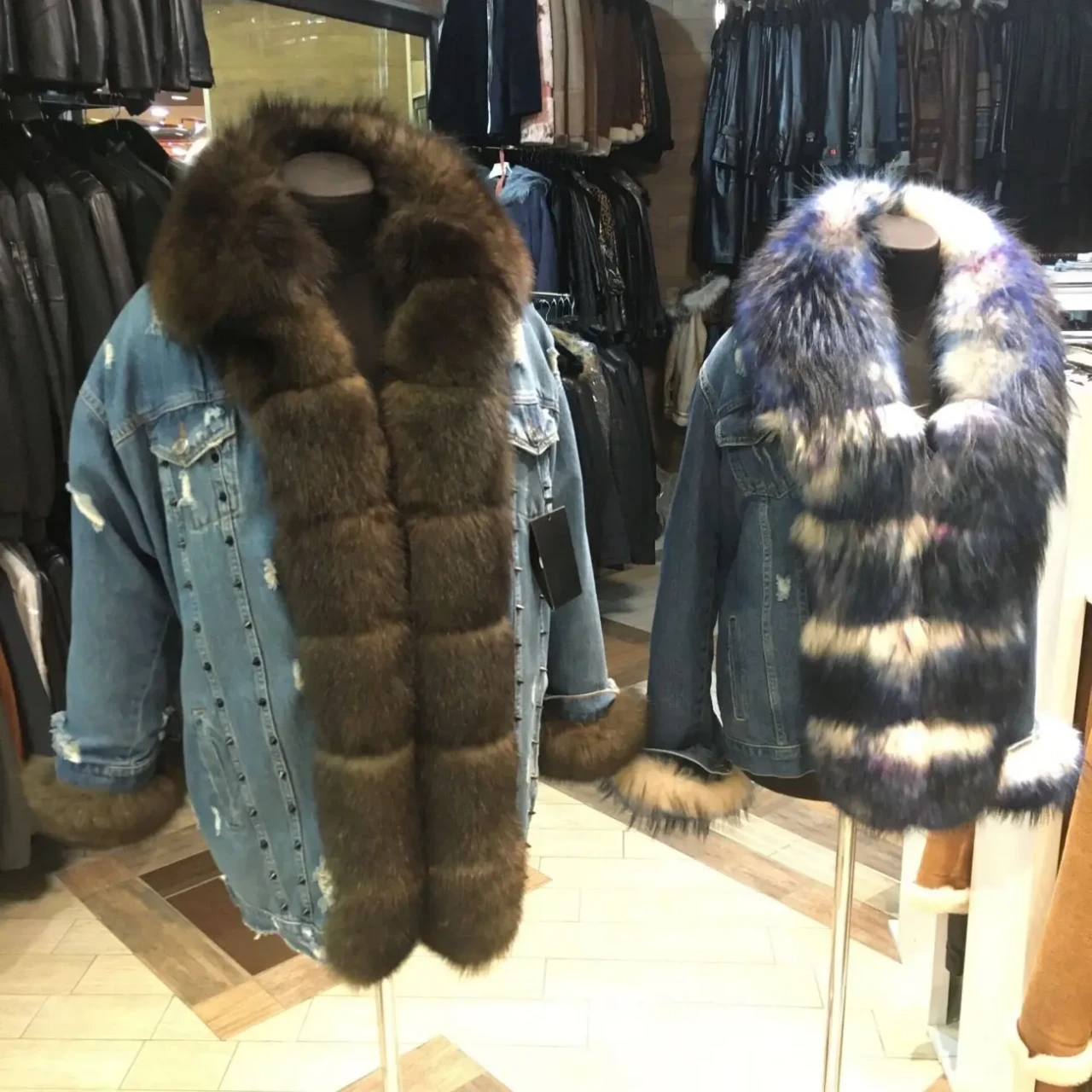 Парка з песцем,натуральне хутро усередині 2