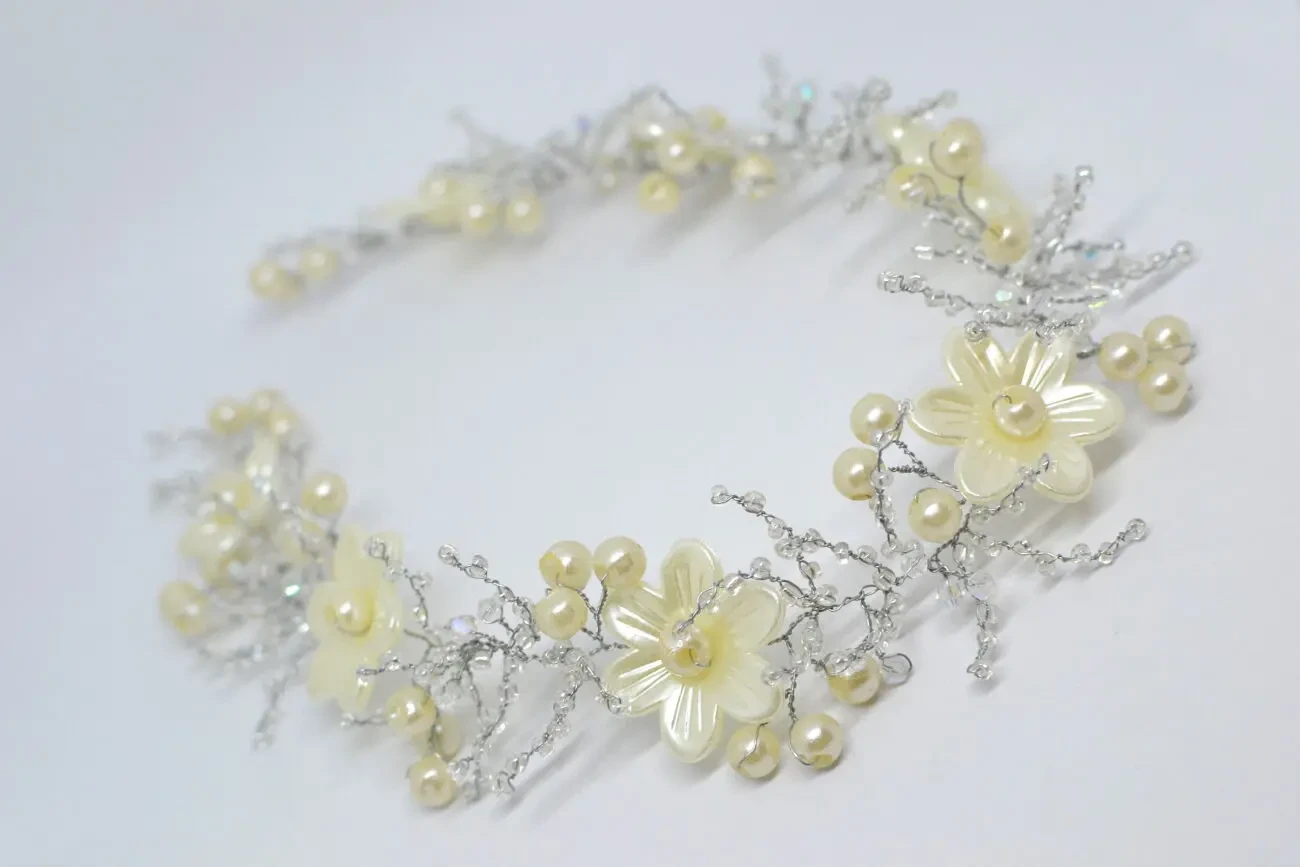 Хенд Мейд Стильна ніжна прикраса для волосся, діадема, тіара, корона 7