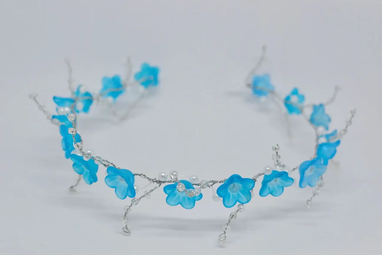 Хенд Мейд Стильна ніжна прикраса для волосся, діадема, тіара, корона 2