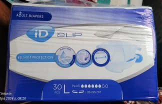 Памперсы для взрослых IDSlipPlus. Подгузники. L (115-155 см) 30 шт