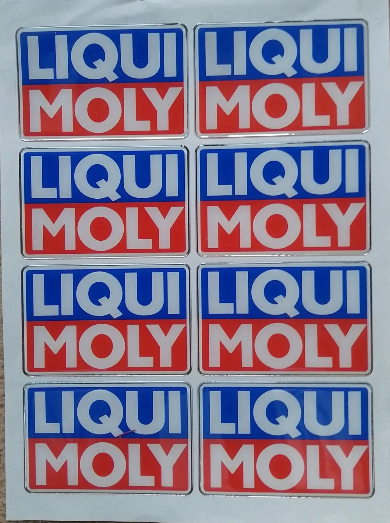 Наклейка для автомобиля Liqui Moly силиконовая 2