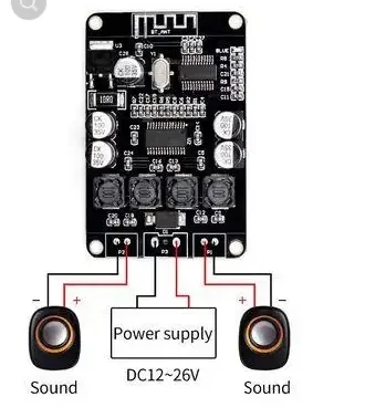 VHM-313 TPA3110 2x15 Вт Bluetooth аудіо підсилювач потужності 2