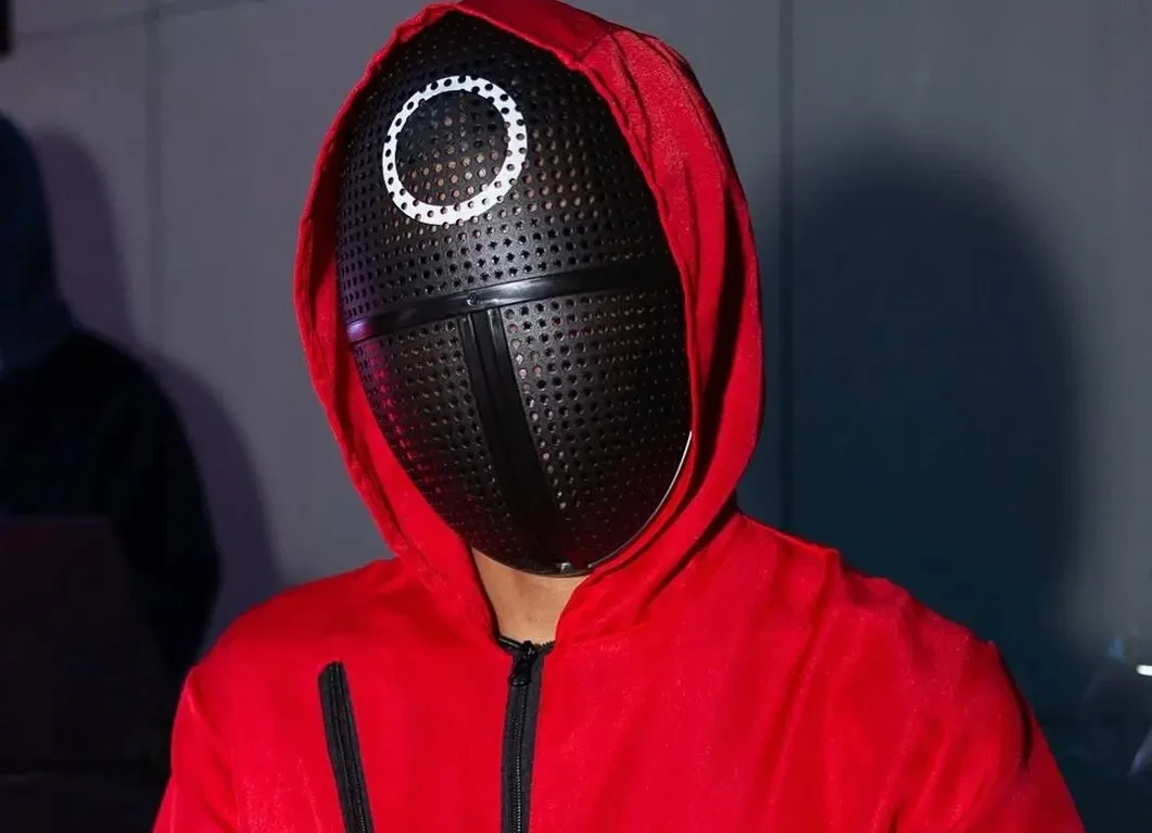 Маска Игра в кальмара Круг новая супер качество аутентичная squid game 2