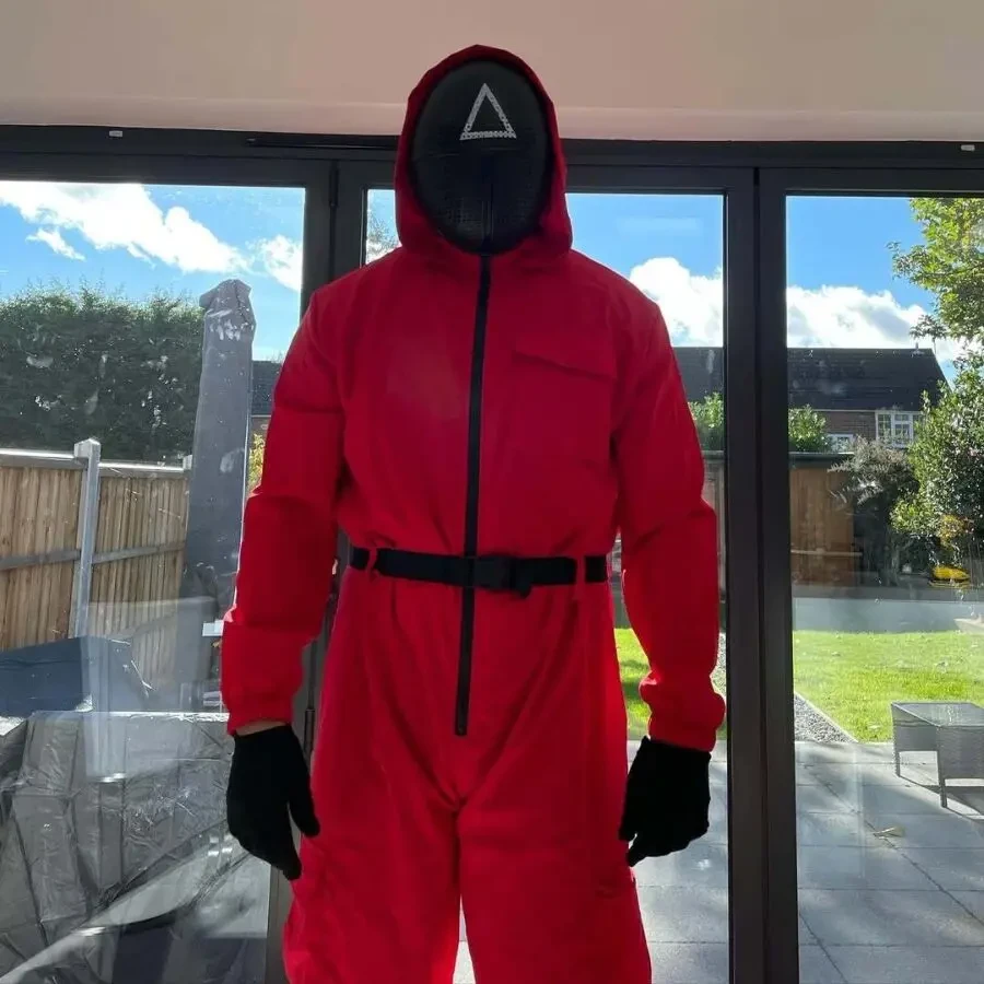 Маска Игра в кальмара Треугольник новая супер качество аутентичная 6